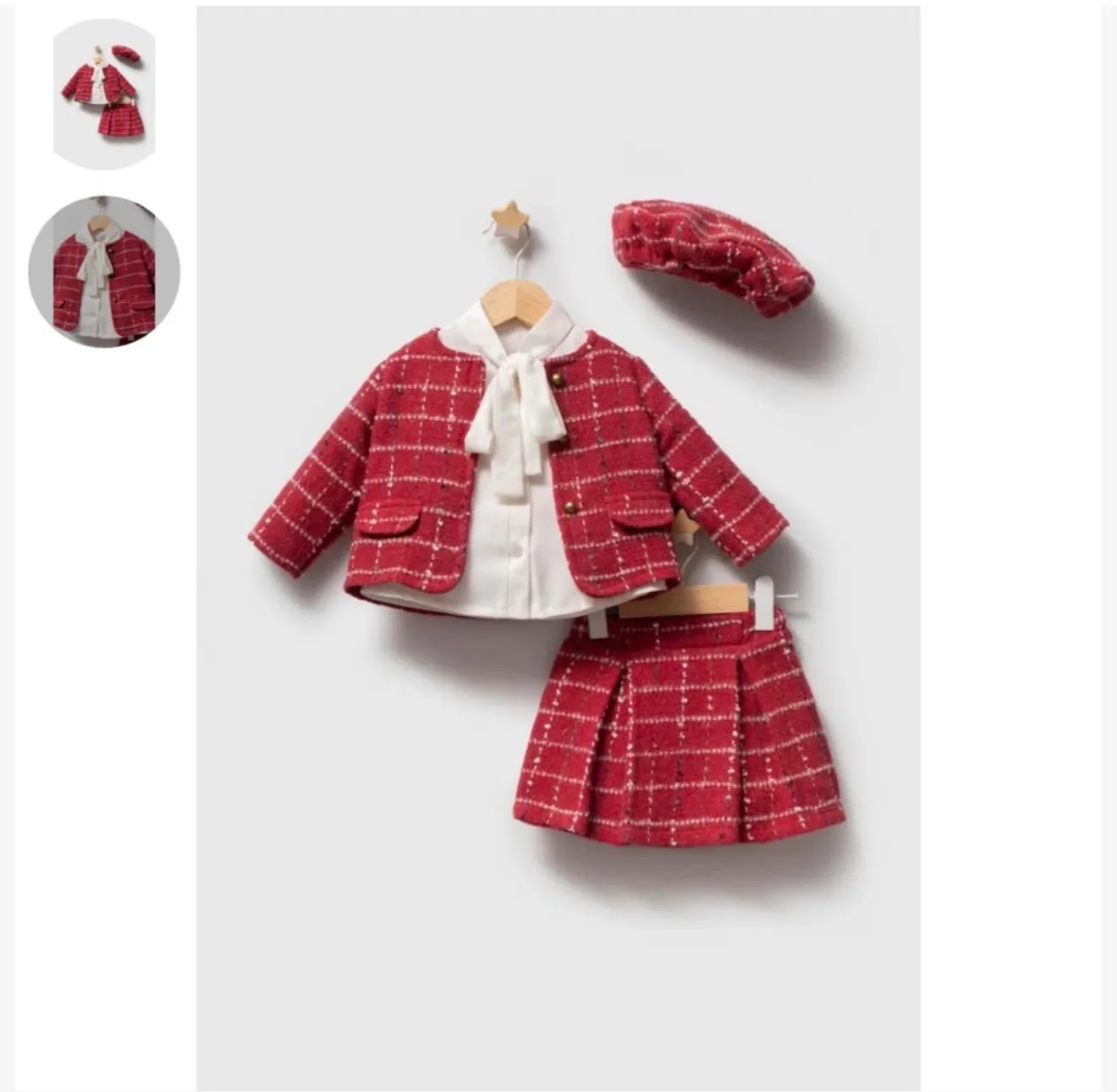 4-piece skirt set
