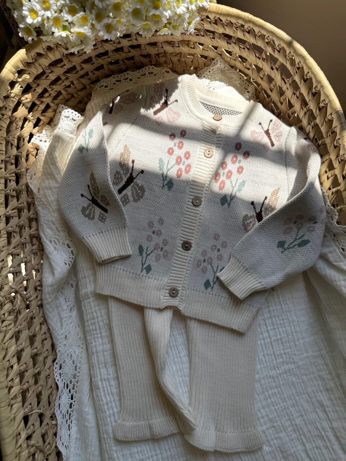 Natural wool set