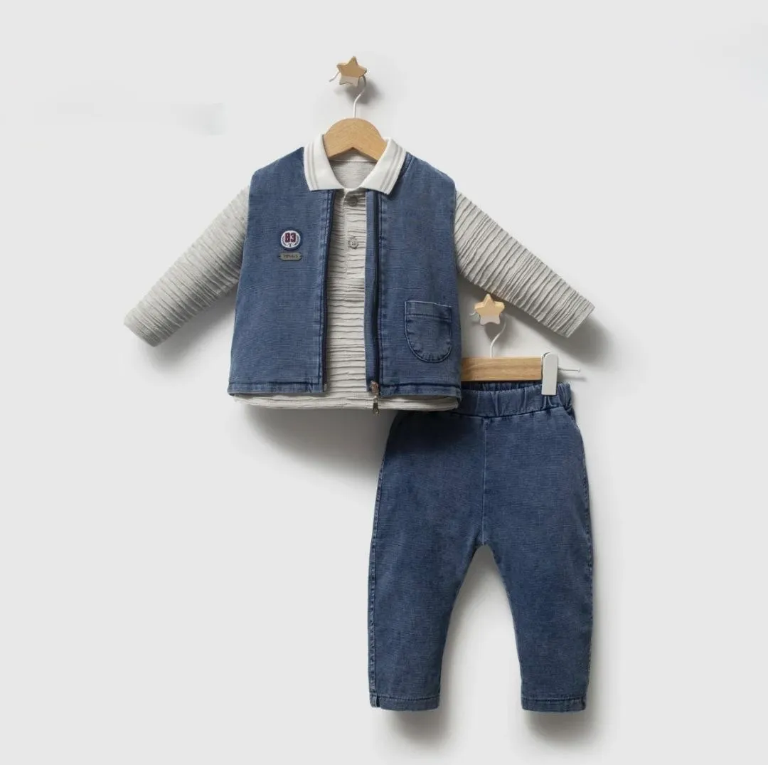 3-piece denim set