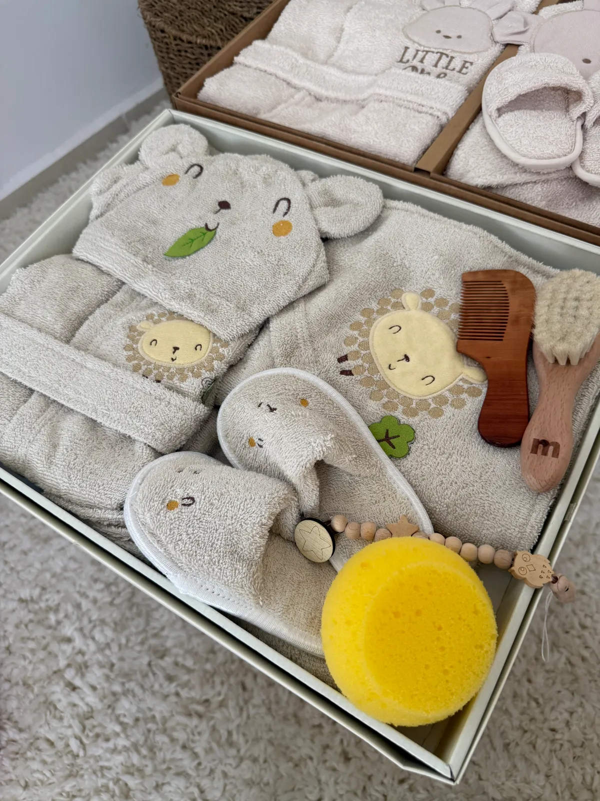 Pet bath set