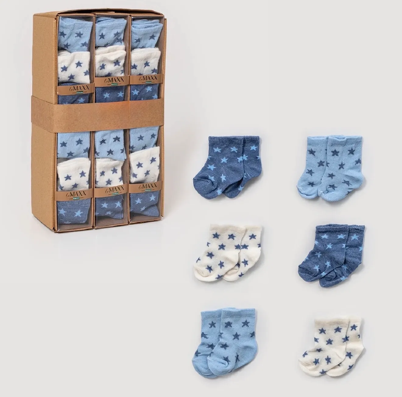 Star-shaped cases in shades of blue