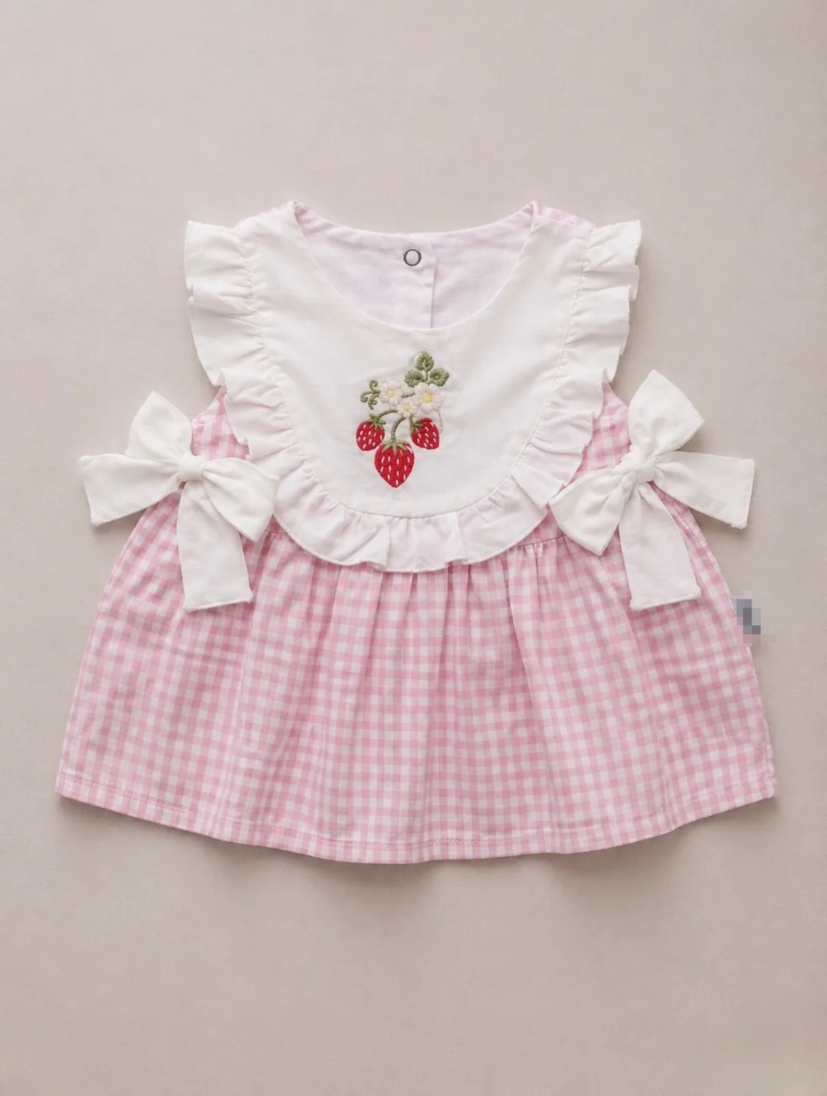 pink plaid dress