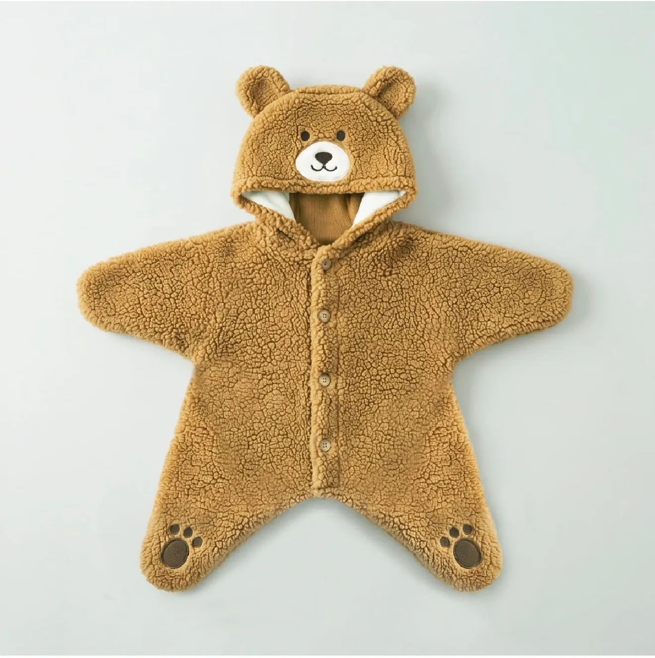 The star's trend: warm wool overalls